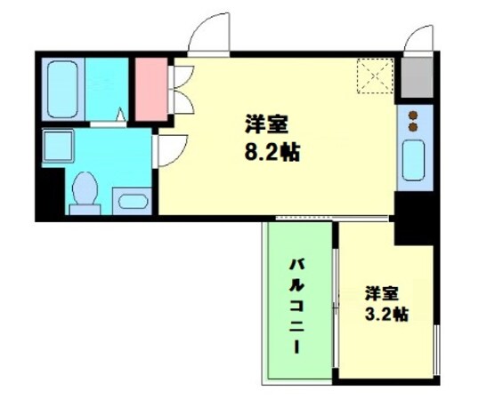 アドバンス心斎橋NEXTUREの物件間取画像